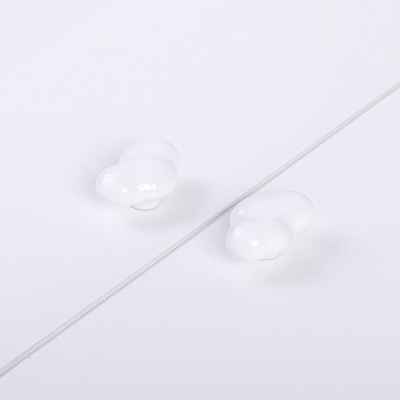 Ручка мебельная Larvij, 55x27x36 мм, белый, L4.knob14WH Фото 2