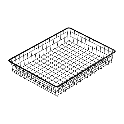 Корзина проволочная Larvij, 555x85x410 мм, черный, L9529BL(N) Фото 1