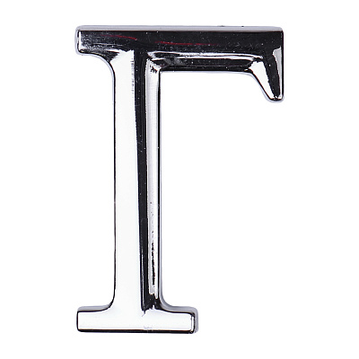 Буква дверная Larvij «Г», 30x45 мм, xром, LNZ4 CP #Г Фото 1