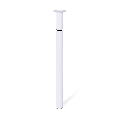 Телескопическая ножка мебельная Larvij, 700-1100xØ60 мм, белый, L61R70110WH60 Фото 1
