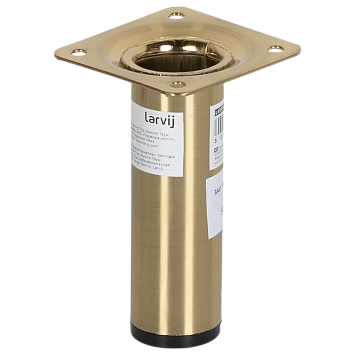 Ножка мебельная Larvij, 100xØ30 мм, антик бронза, L61R10AB30 Фото 1