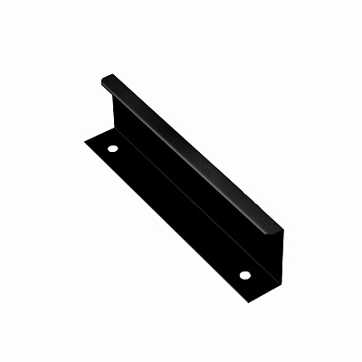 Ручка мебельная Larvij торцевая, 96 мм, черный, L4.edge02.096BL Фото 1