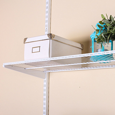 Проволочная полка Larvij, 903x306 мм, белый, L9993WH Фото 2