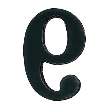 Номер дверной Larvij «9», 30x45 мм, xром, LNZ4 CP #9 Фото 2