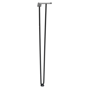 Ножка-шпилька мебельная Larvij, 710 мм, черный, L63TLEG710BL Фото 1