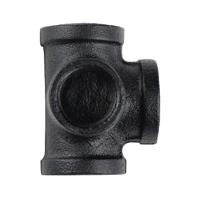 Соединитель 4-сторонний для труб Larvij, 54x44x43 мм, черный, L65R20F4BL Фото 2